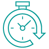 Reduce mean time to discovery icon