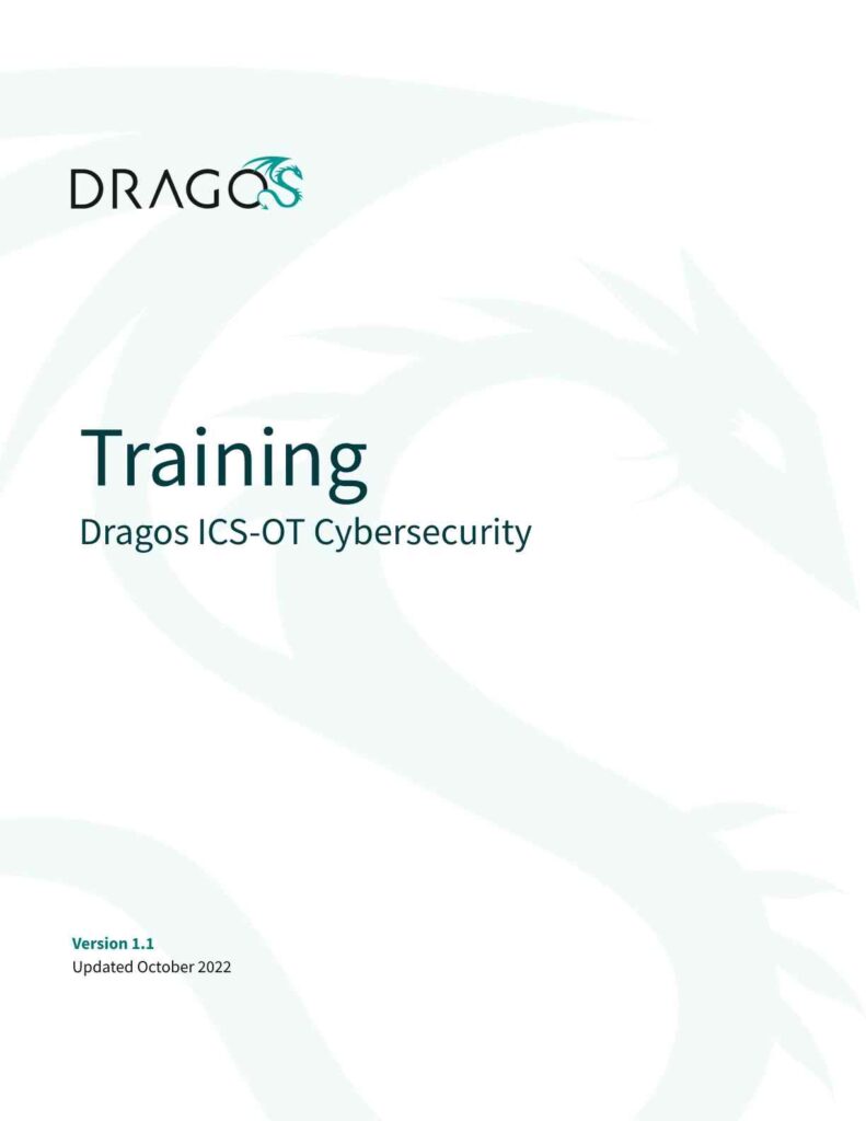 Dragos ICS-OT Cybersecurity Training Datasheet