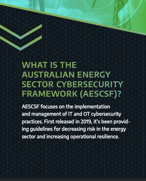 Australian Energy Sector Cyber Security Framework (AESCF) Solution Brief cover image