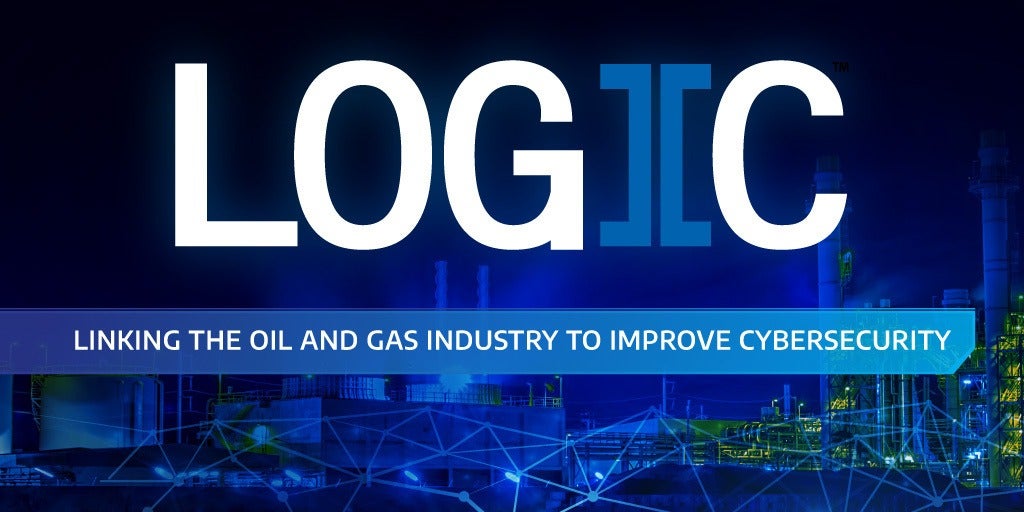A banner that says Logiic linking the oil and gas industry to improve Sensor Level Cybersecurity