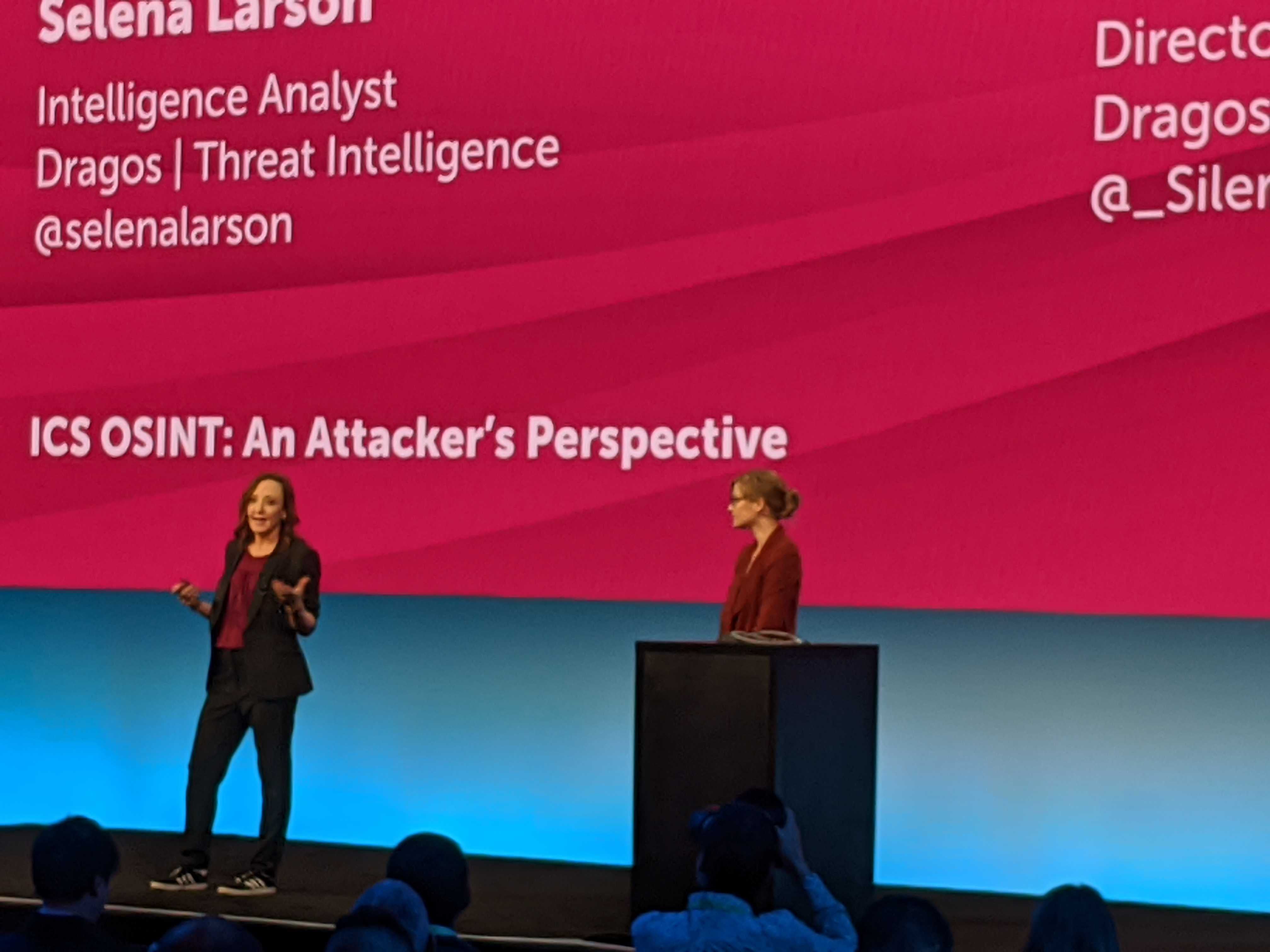 Dragos' Amy Bejtlich and Selena Larson present at RSAC 2020