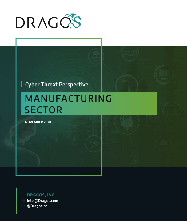 Dragos Cyber Threat Perspective: Manufacturing Threat Perspectives Cover